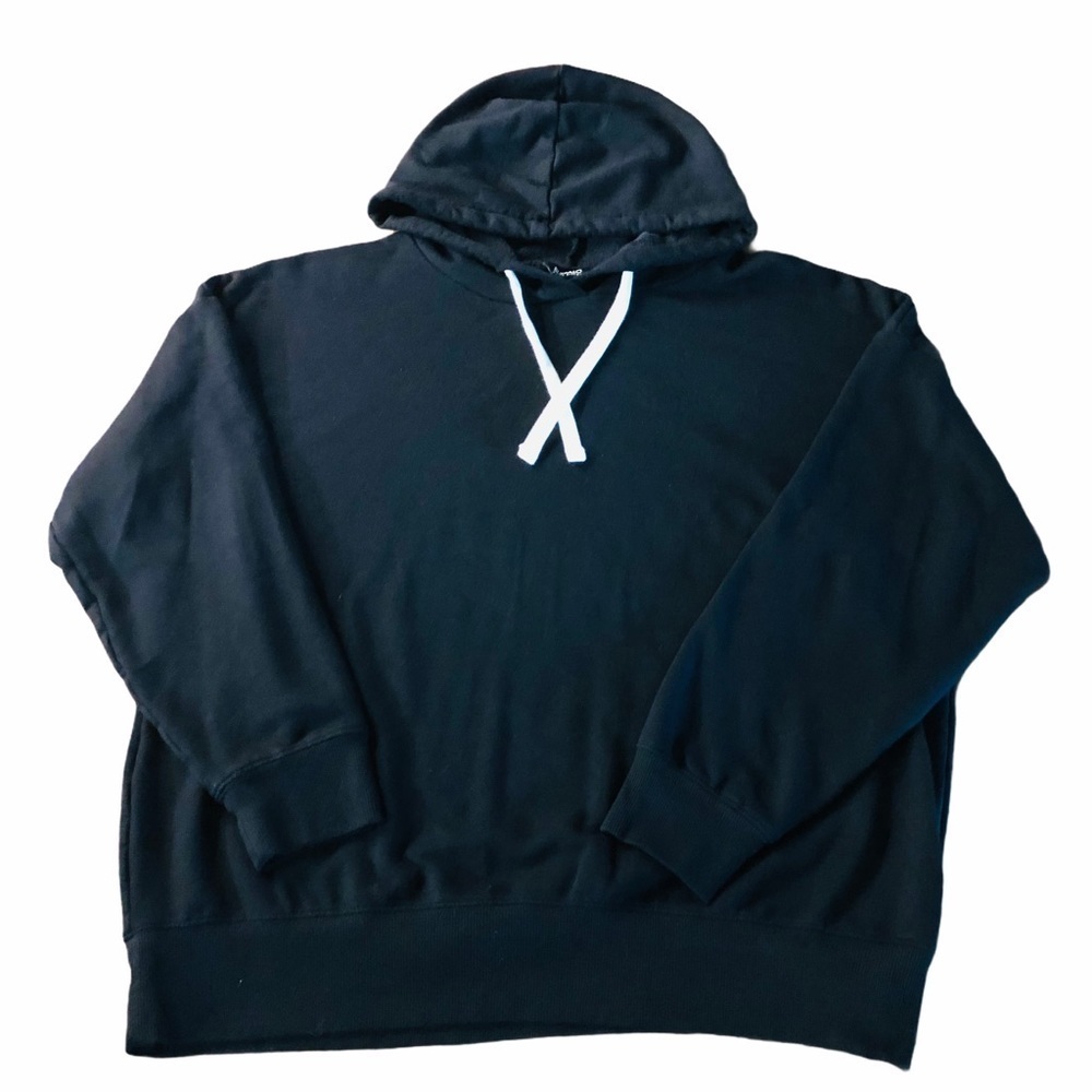 BUFFALO DAVID BITTON - MENS BLACK HOODIE SZ LARGE